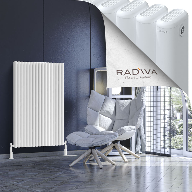 Kotto Aluminium Radiator 1200x761 White 