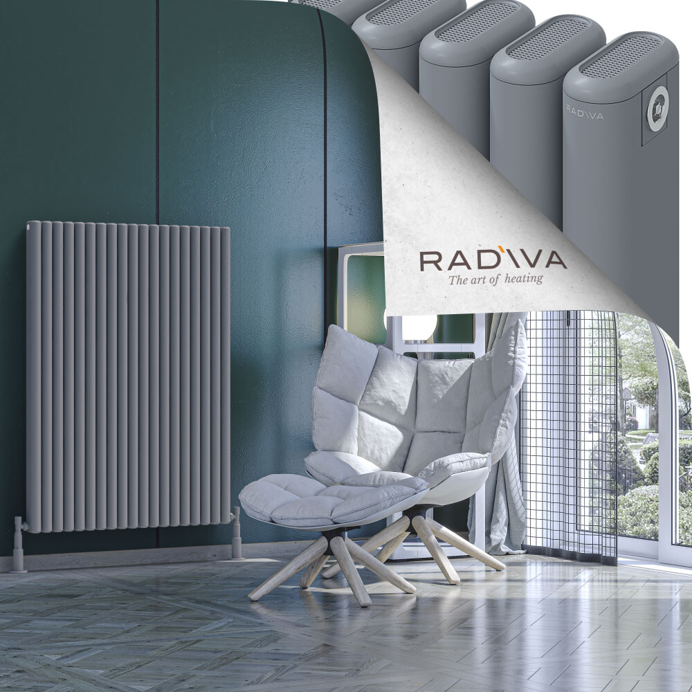 Kotto Aluminium Radiator 1200x851 Grey - 1