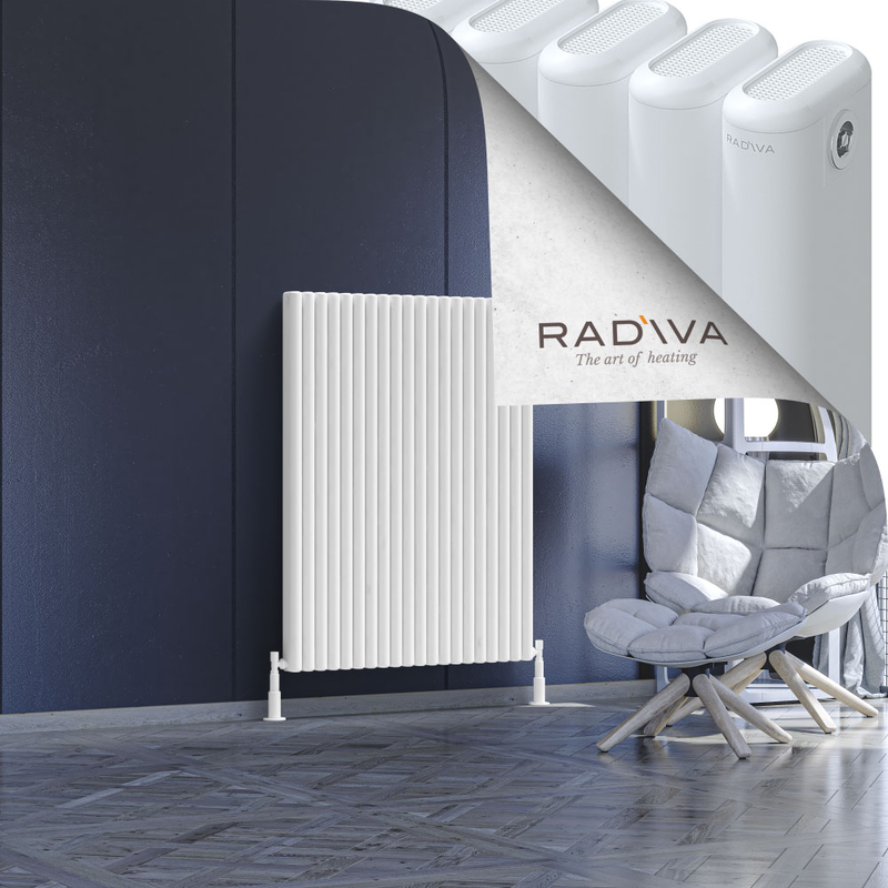 Kotto Aluminium Radiator 1200x896 White 