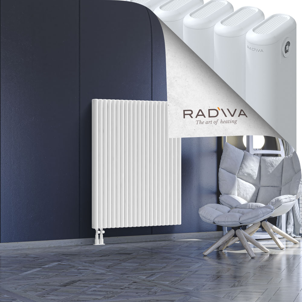 Kotto Aluminium Radiator 1200x941 White - 3