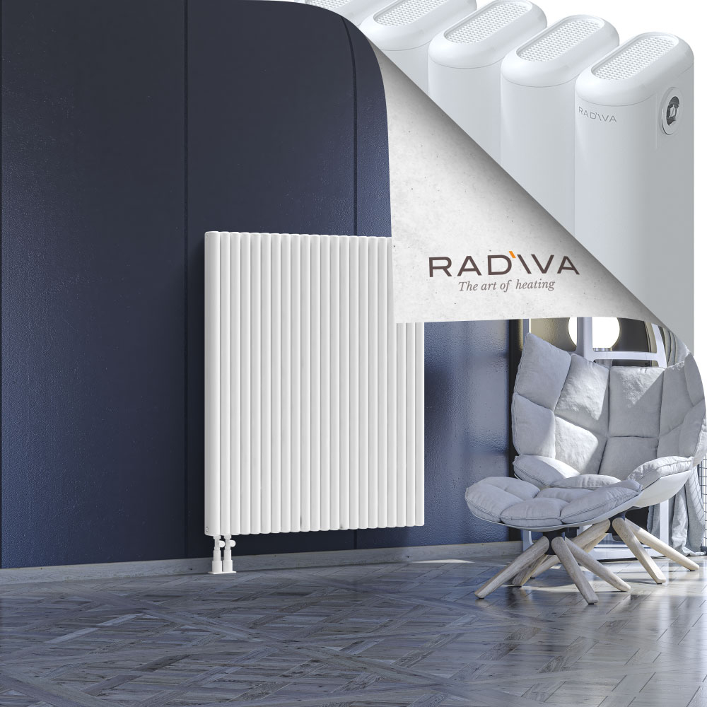 Kotto Aluminium Radiator 1200x986 White - 3