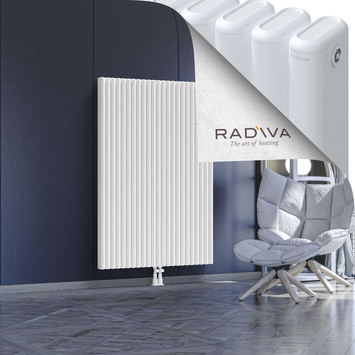Kotto Aluminium Radiator 1500x1031 White Bottom Middle 50mm