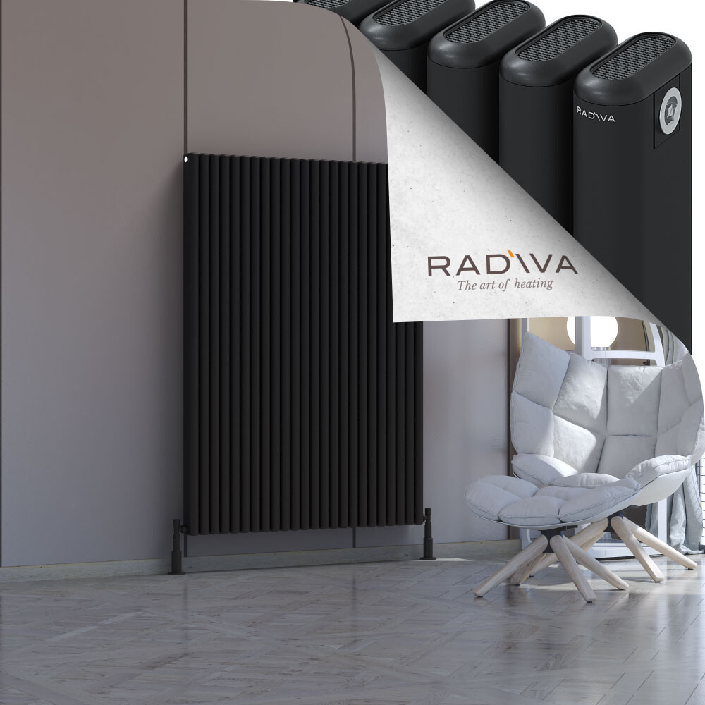 Kotto Aluminium Radiator 1500x1076 Black - 1