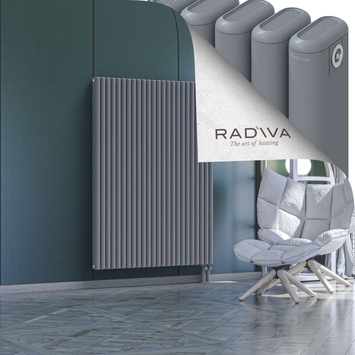 Kotto Aluminium Radiator 1500x1076 Grey Bottom Right 50mm