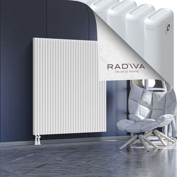 Kotto Aluminium Radiator 1500x1301 White Bottom Left 50mm