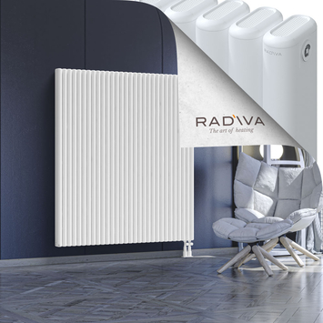 Kotto Aluminium Radiator 1500x1346 White Bottom Right 50mm