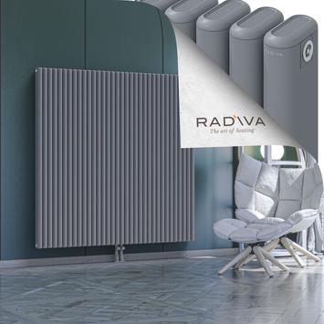 Kotto Aluminium Radiator 1500x1526 Grey Bottom Middle 50mm
