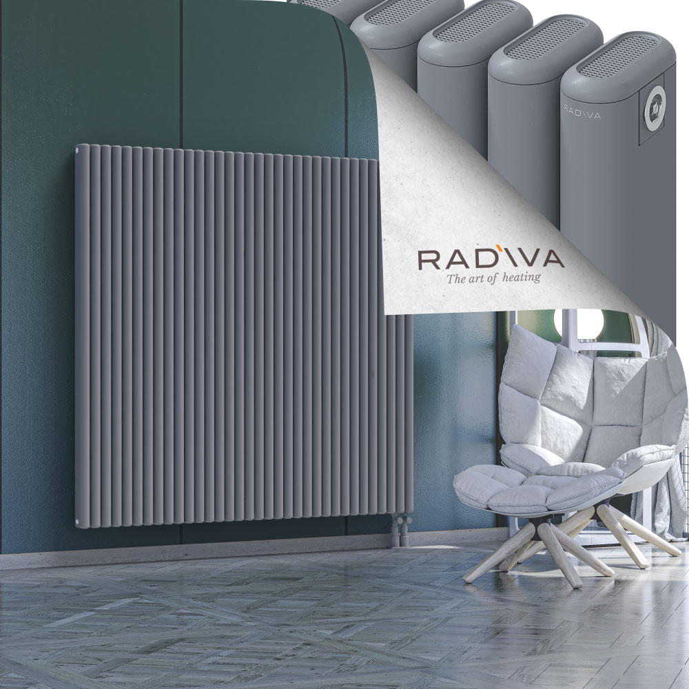 Kotto Aluminium Radiator 1500x1526 Grey - 4