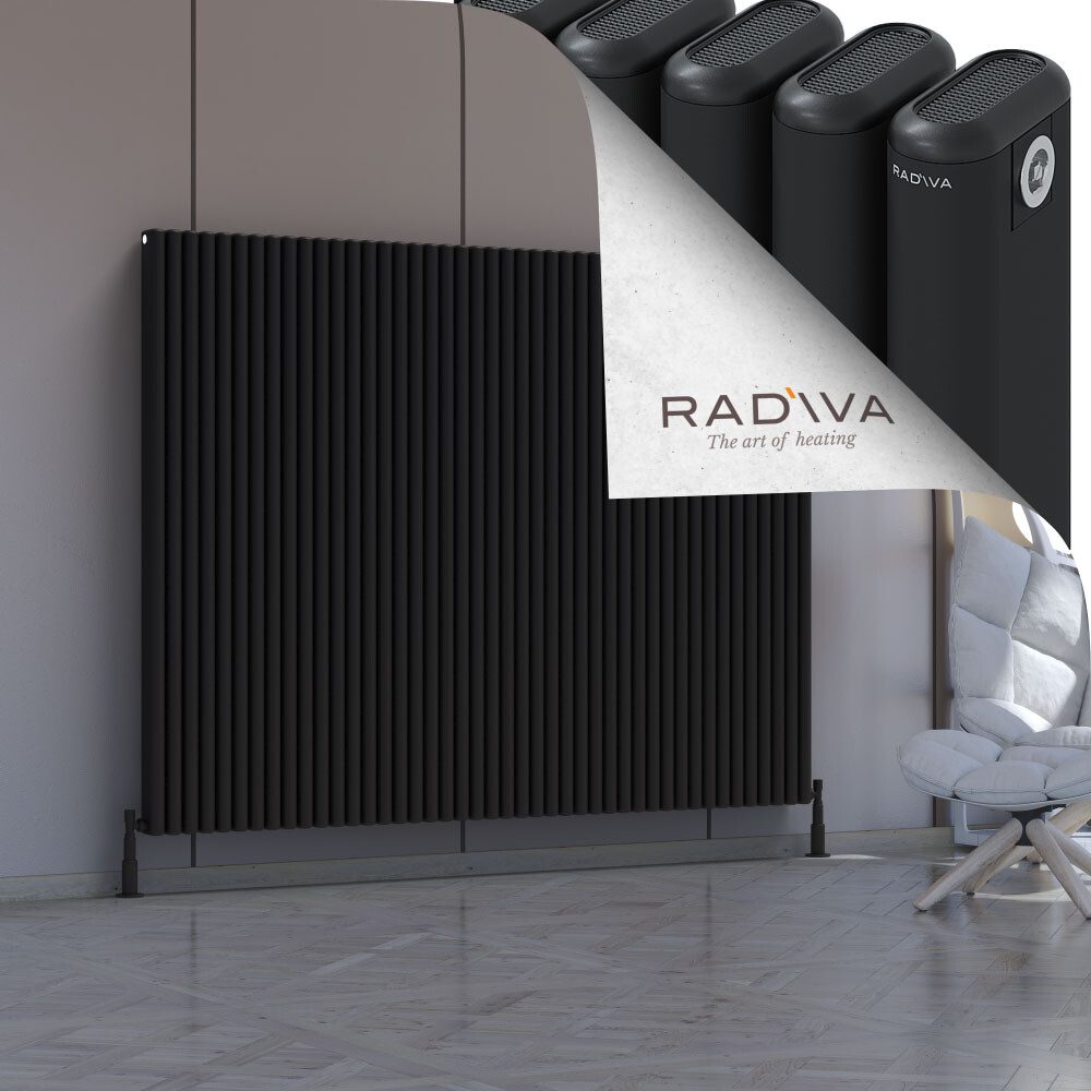 Kotto Aluminium Radiator 1500x1976 Black - 1