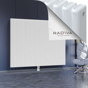 Kotto Aluminium Radiator 1500x2021 White Bottom Middle 50mm