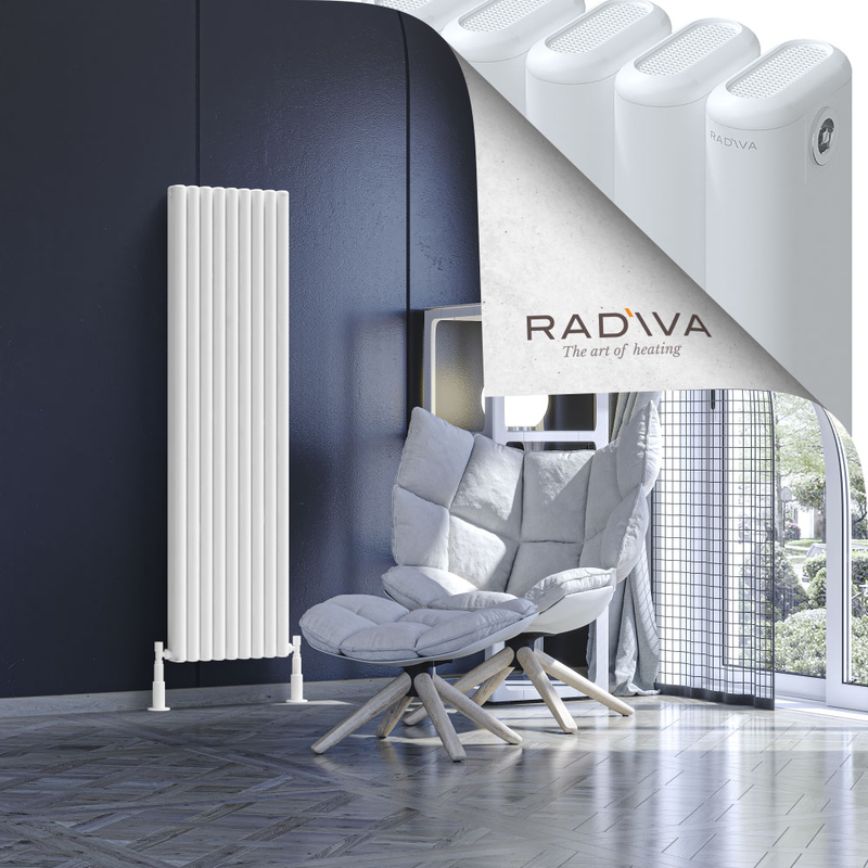 Kotto Aluminium Radiator 1500x401 White 