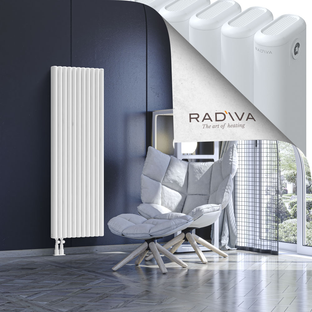 Kotto Aluminium Radiator 1500x491 White - 3