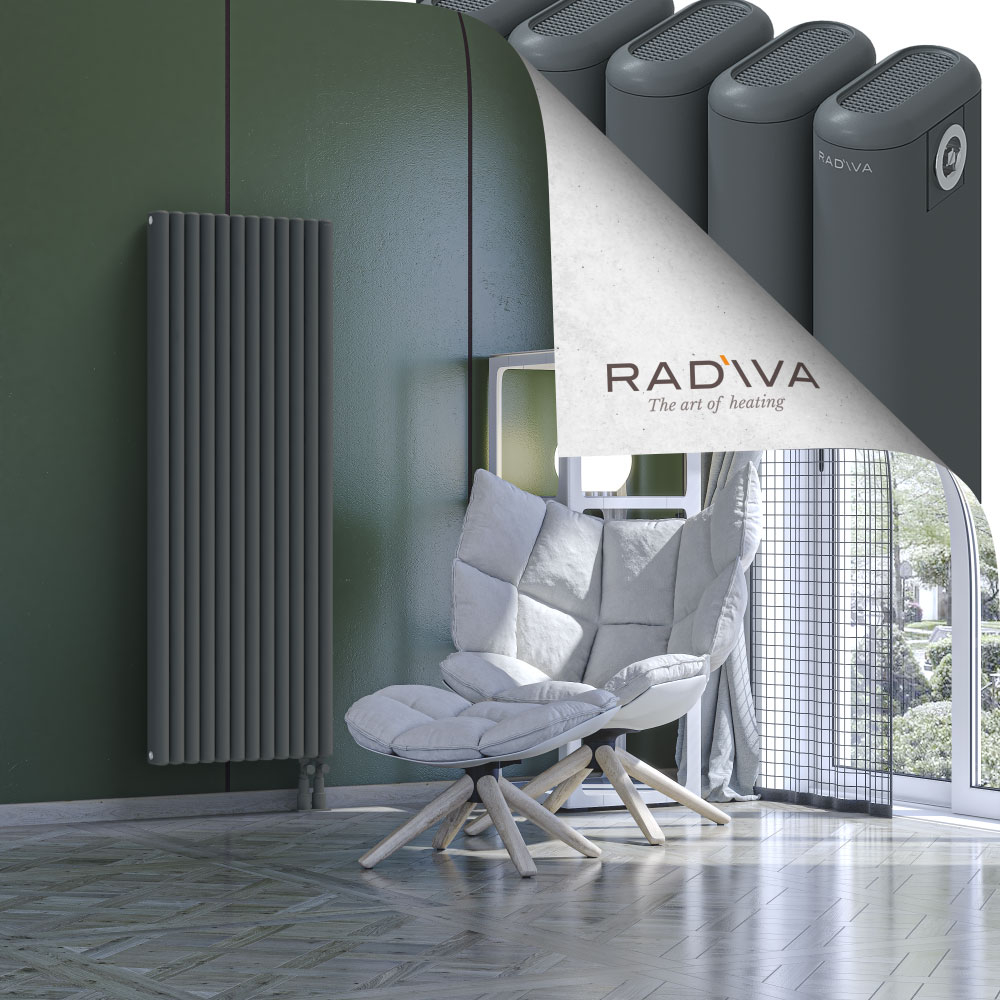 Kotto Aluminium Radiator 1500x536 Anthracite - 4