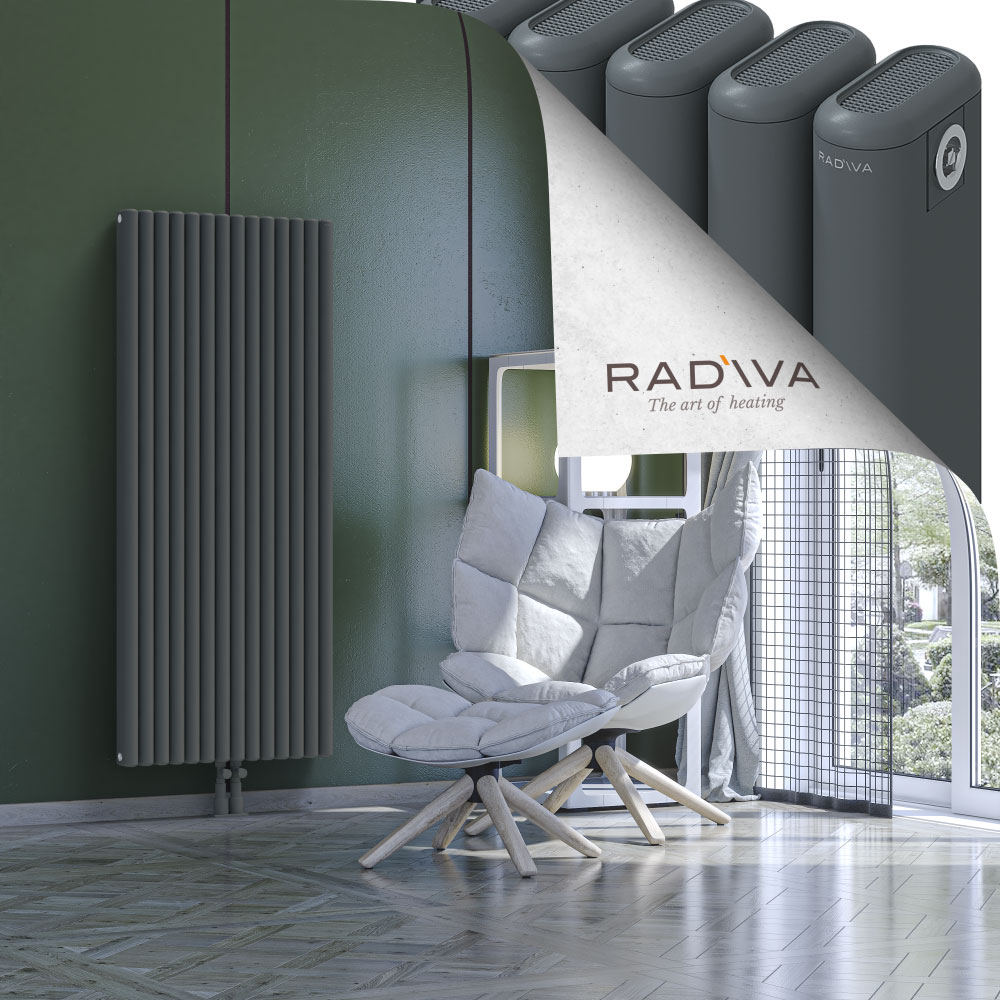 Kotto Aluminium Radiator 1500x626 Anthracite - 2
