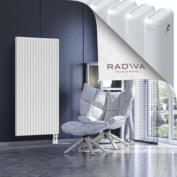 Kotto Aluminium Radiator 1500x716 White Bottom Right 50mm