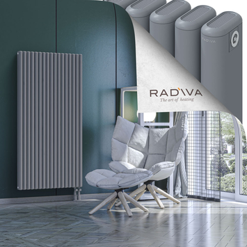 Kotto Aluminium Radiator 1500x761 Grey Bottom Right 50mm