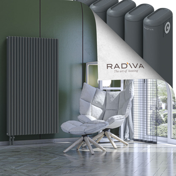 Kotto Aluminium Radiator 1500x851 Anthracite Bottom Left 50mm