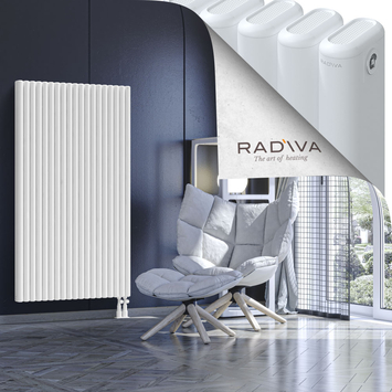 Kotto Aluminium Radiator 1500x851 White Bottom Right 50mm