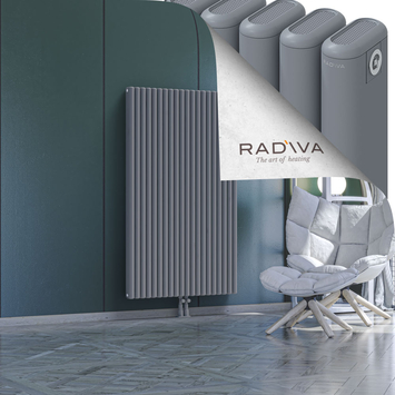 Kotto Aluminium Radiator 1500x896 Grey Bottom Middle 50mm