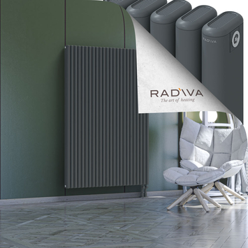 Kotto Aluminium Radiator 1600x1076 Anthracite Bottom Right 50mm
