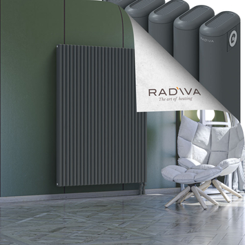 Kotto Aluminium Radiator 1600x1166 Anthracite Bottom Right 50mm