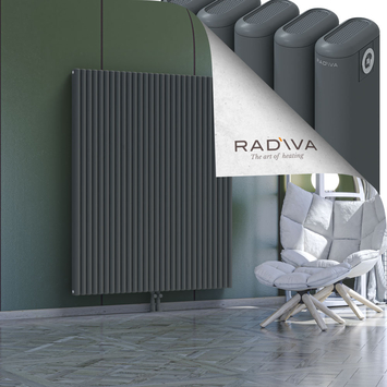 Kotto Aluminium Radiator 1600x1301 Anthracite Bottom Middle 50mm