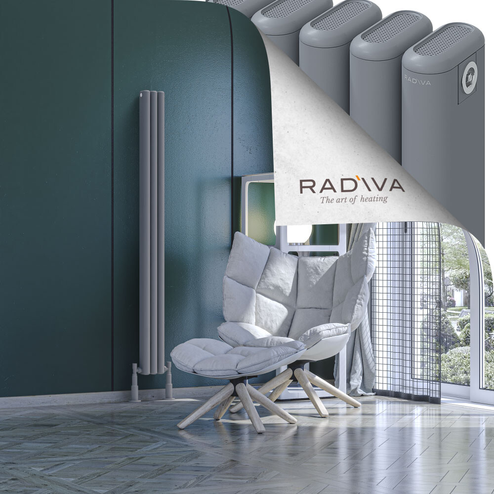 Kotto Aluminium Radiator 1600x131 Grey - 1
