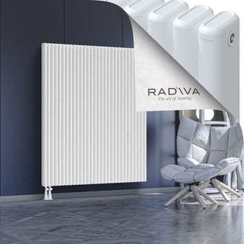 Kotto Aluminium Radiator 1600x1346 White Bottom Left 50mm
