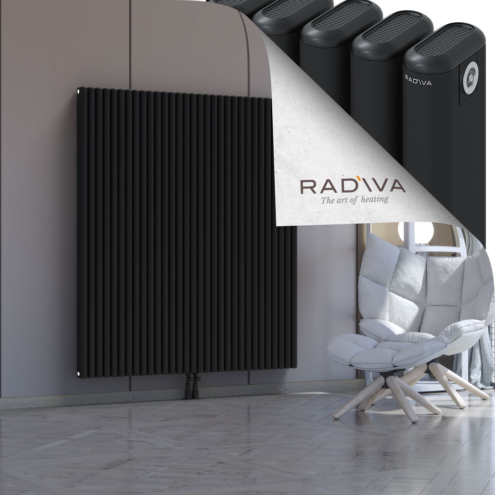 Kotto Aluminium Radiator 1600x1391 Black - 2