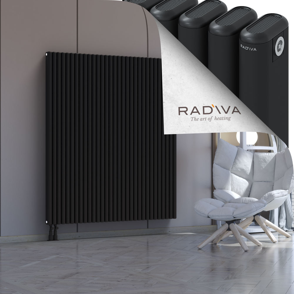 Kotto Aluminium Radiator 1600x1391 Black - 3