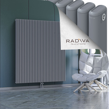 Kotto Aluminium Radiator 1600x1436 Grey Bottom Middle 50mm
