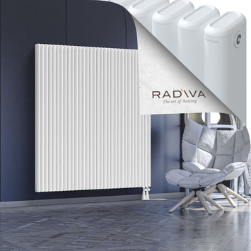 Kotto Aluminium Radiator 1600x1436 White Bottom Right 50mm