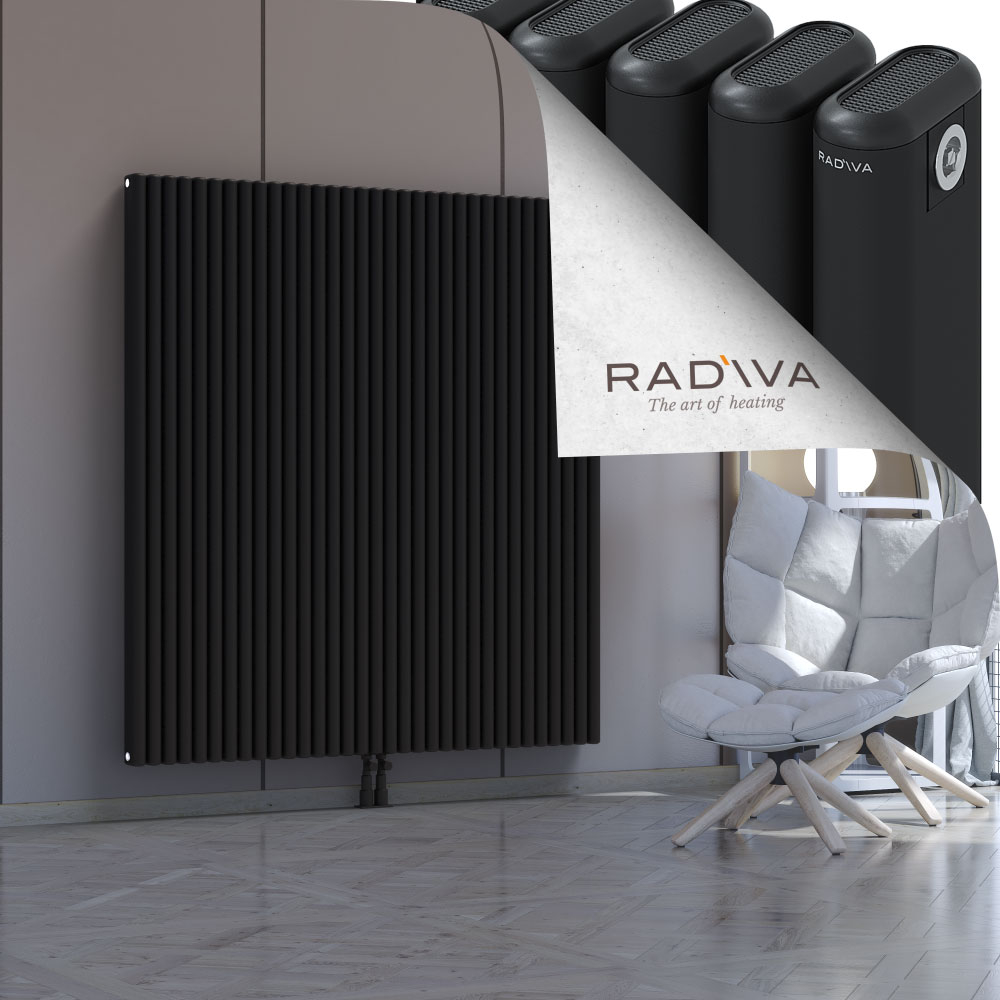 Kotto Aluminium Radiator 1600x1481 Black - 2