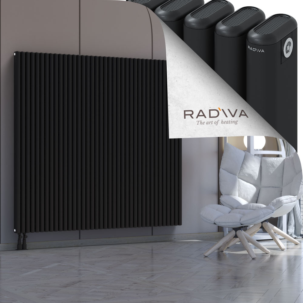 Kotto Aluminium Radiator 1600x1706 Black - 3