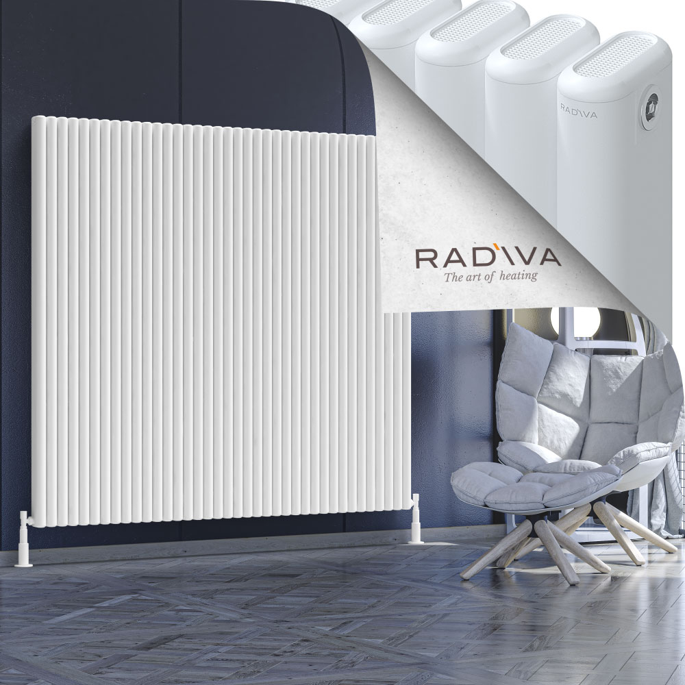 Kotto Aluminium Radiator 1600x1706 White - 1