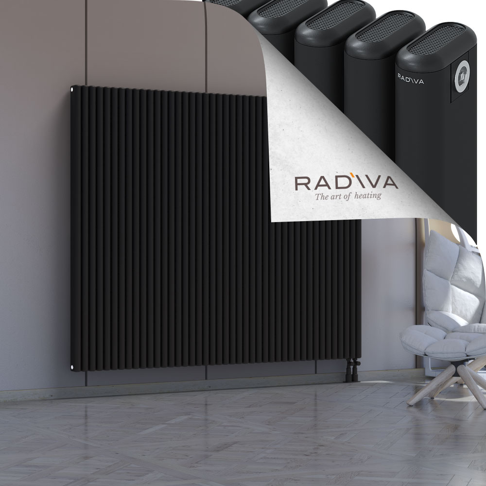 Kotto Aluminium Radiator 1600x1931 Black - 4