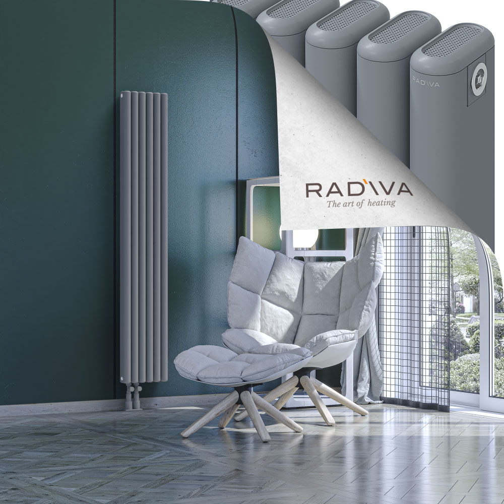 Kotto Aluminium Radiator 1600x266 Grey - 3