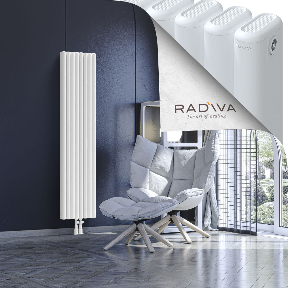 Kotto Aluminium Radiator 1600x356 White - 2