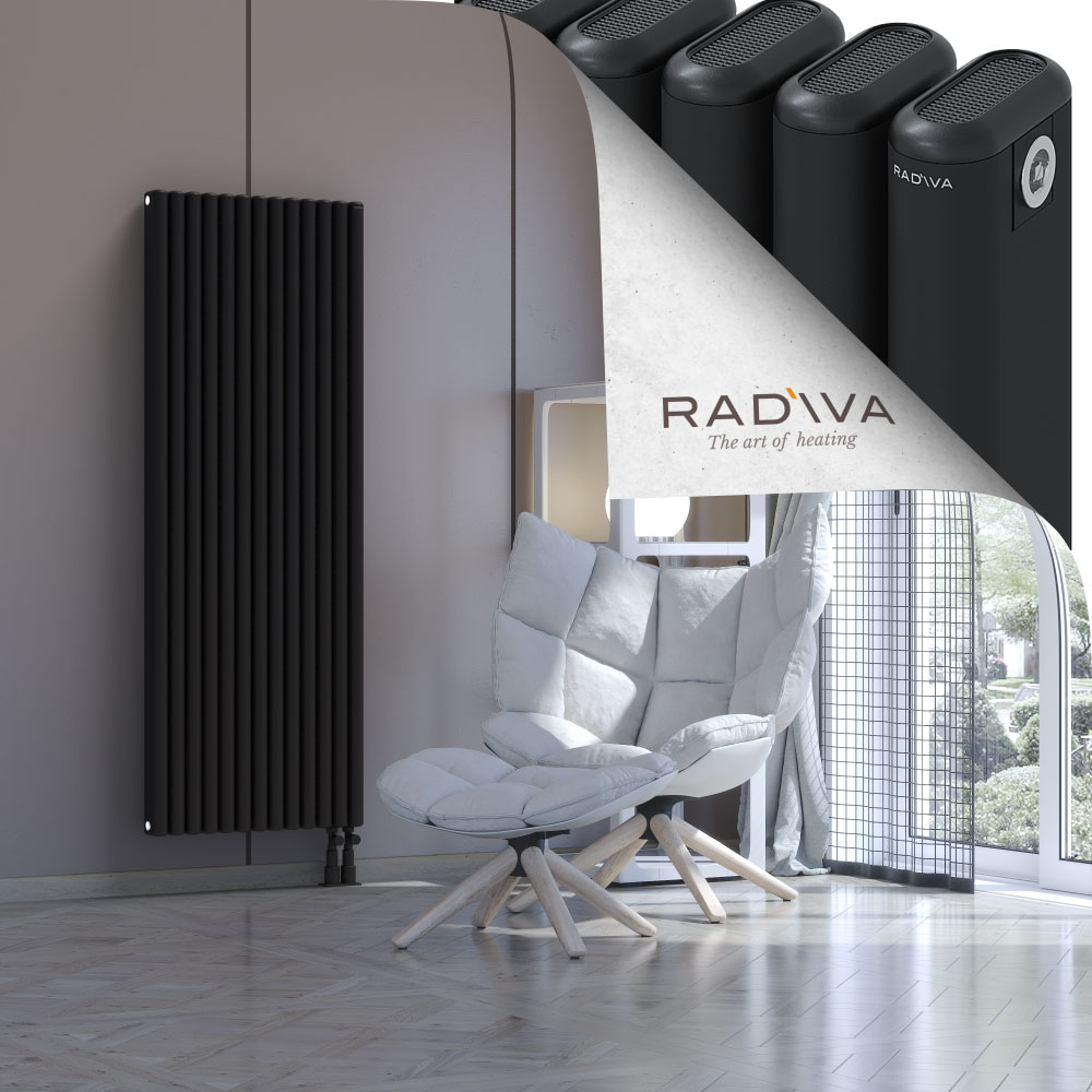 Kotto Aluminium Radiator 1600x581 Black - 4