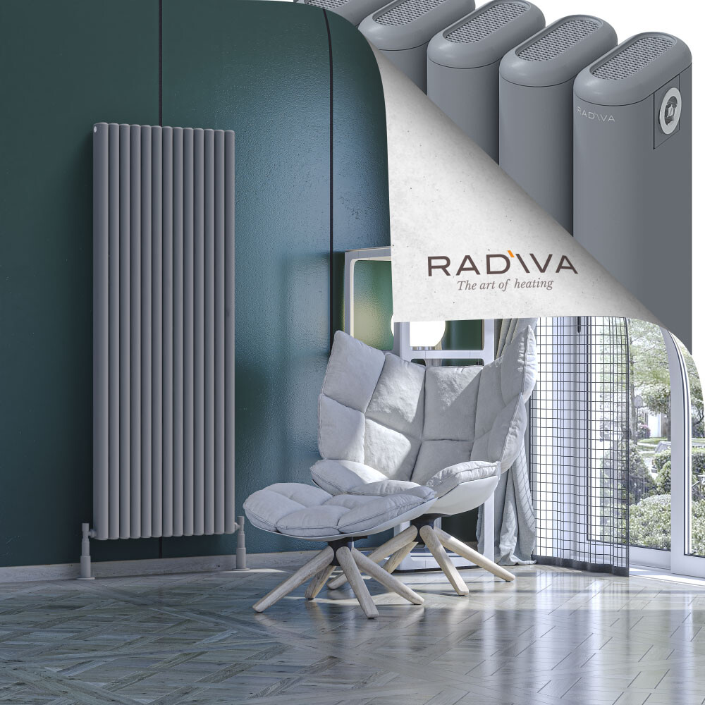 Kotto Aluminium Radiator 1600x581 Grey - 1