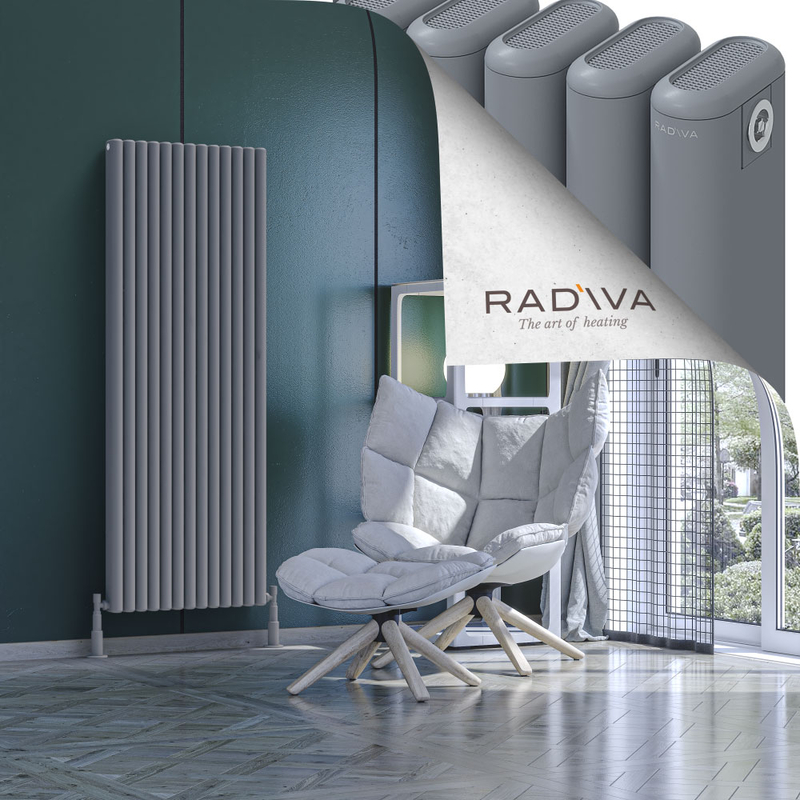 Kotto Aluminium Radiator 1600x581 Grey 