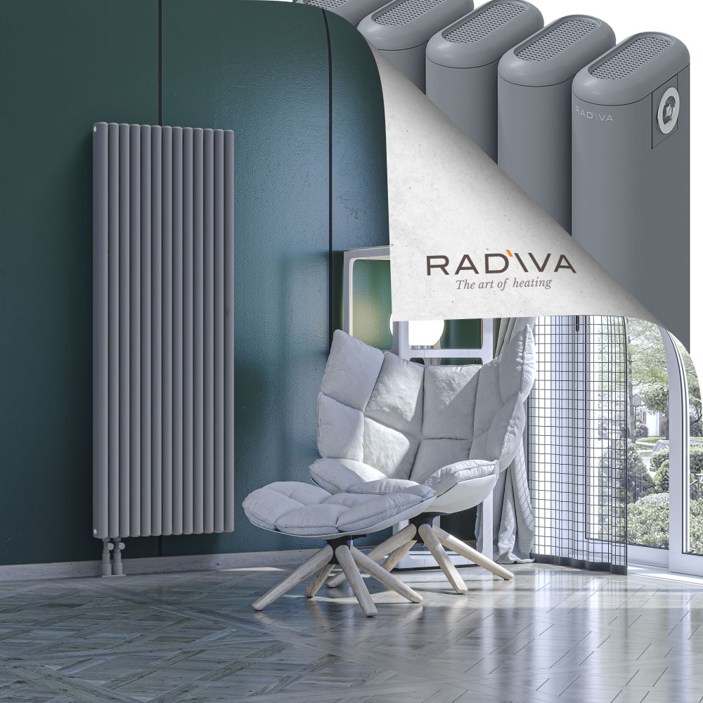 Kotto Aluminium Radiator 1600x581 Grey - 3