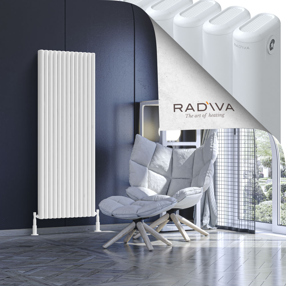 Kotto Aluminium Radiator 1600x581 White - 1