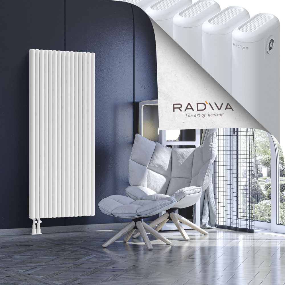 Kotto Aluminium Radiator 1600x671 White - 3