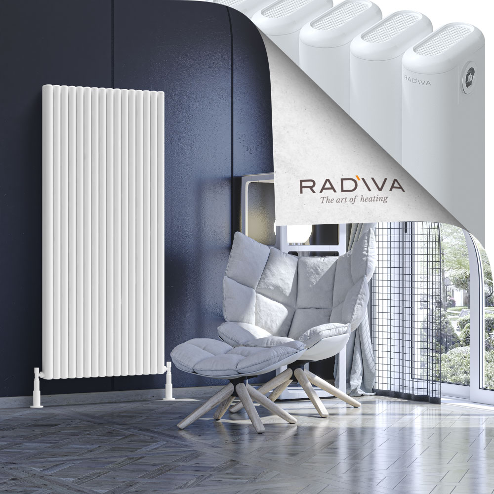 Kotto Aluminium Radiator 1600x716 White - 1