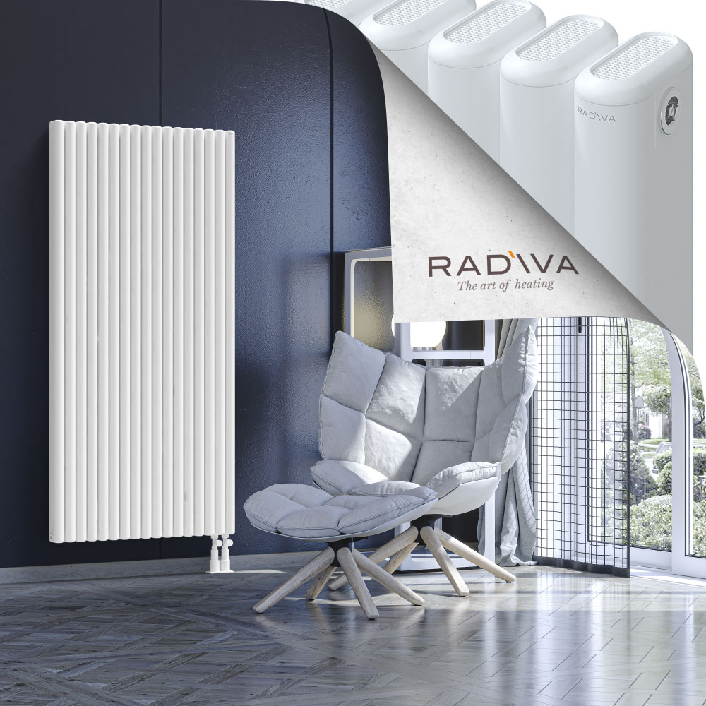 Kotto Aluminium Radiator 1600x761 White - 4
