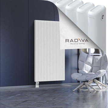 Kotto Aluminium Radiator 1600x896 White Bottom Left 50mm