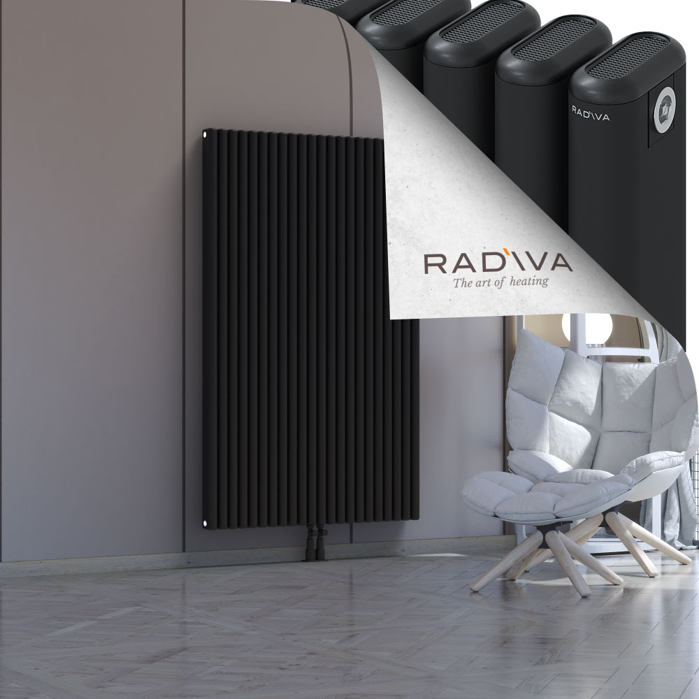 Kotto Aluminium Radiator 1600x986 Black - 2
