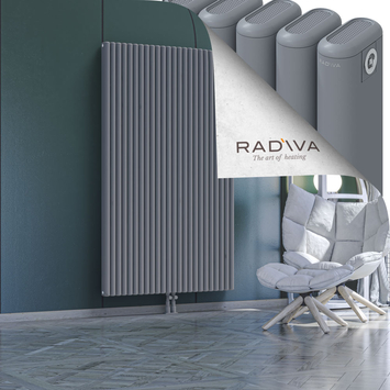 Kotto Aluminium Radiator 1800x1076 Grey Bottom Middle 50mm