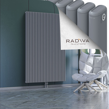 Kotto Aluminium Radiator 1800x1166 Grey Bottom Middle 50mm
